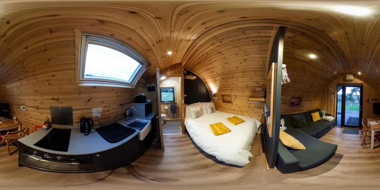 ホテル Robins Nest Glamping Pod With Hot Tub キース エクステリア 写真